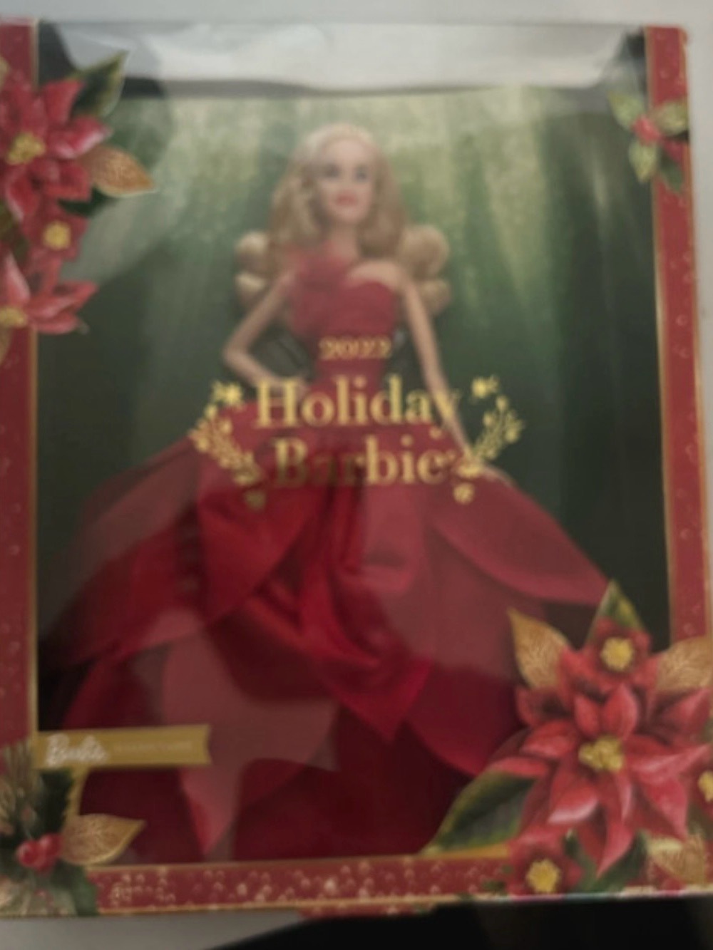 Mattel Holiday Barbie 2022 Red Gown Collector Doll
